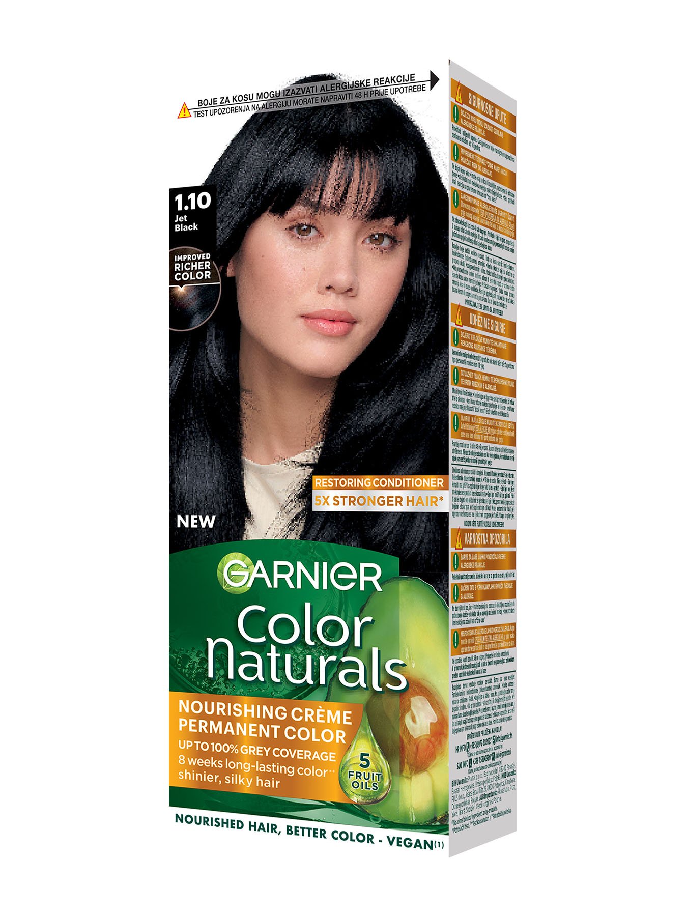 Garnier Color Naturals 1.10 Smolnato črna